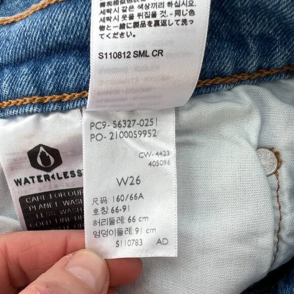 NWT - Sz 26 -Levi's 501 Original High Rise Non-Stretch Denim Jean Shorts - Picture 9 of 9